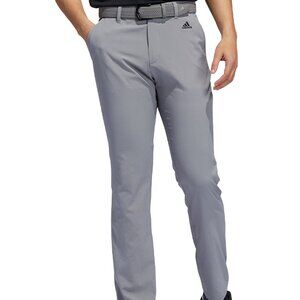 Adidas Men's Golf Pants NEW Sz. 34x32 Gray Grey Primegreen - GU2673 3 Stripe
